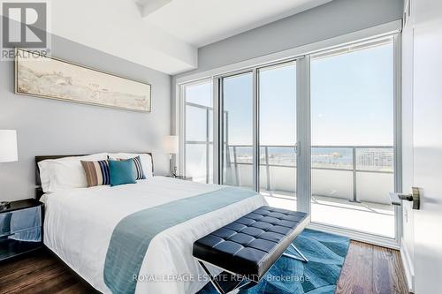 1123 - 30 Shore Breeze Drive, Toronto (Mimico), ON - Indoor Photo Showing Bedroom