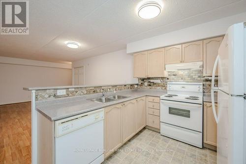 101 - 1450 Bishops Gate, Oakville (Glen Abbey), ON - Indoor Photo Showing Kitchen With Double Sink