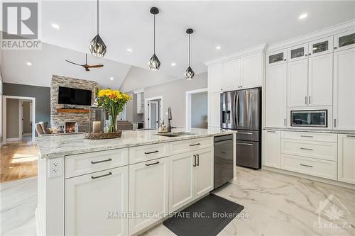 449 Lecours Street, Champlain, ON - Indoor Photo Showing Kitchen With Upgraded Kitchen