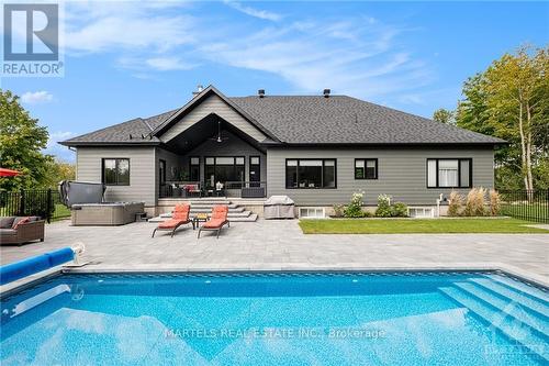 449 Lecours Street, Champlain, ON - Outdoor With In Ground Pool With Deck Patio Veranda