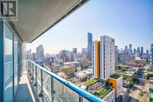 4011 - 100 Dalhousie Street, Toronto (Church-Yonge Corridor), ON - Outdoor With Balcony With View