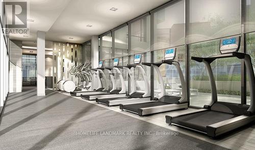 708 - 88 Scott Street, Toronto (Church-Yonge Corridor), ON - Indoor Photo Showing Gym Room