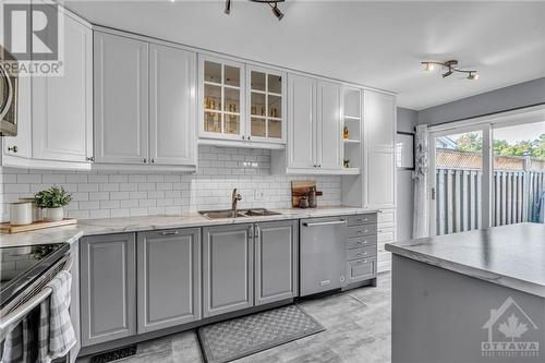 45 Springcreek Crescent, Ottawa, ON - Indoor Photo Showing Kitchen With Double Sink