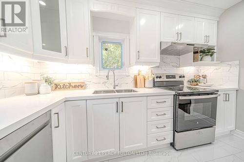 250 Mcnaughton Avenue, Oshawa (Central), ON - Indoor Photo Showing Kitchen With Double Sink With Upgraded Kitchen