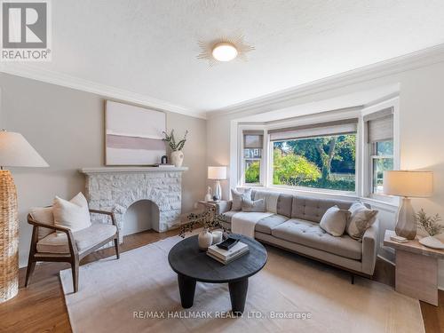 80 Wildwood Crescent, Toronto, ON - Indoor Photo Showing Living Room With Fireplace