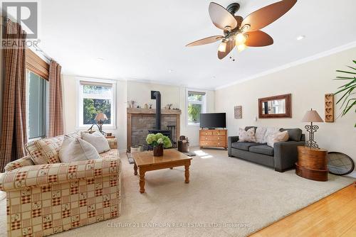 2009 County Rd 13 Road, Prince Edward County (South Marysburgh), ON - Indoor Photo Showing Living Room With Fireplace