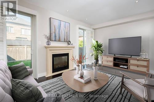 127 Hansard Drive, Vaughan (Vellore Village), ON - Indoor Photo Showing Living Room With Fireplace