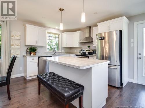 75 Berkley Drive, New Maryland, NB - Indoor Photo Showing Kitchen With Stainless Steel Kitchen With Upgraded Kitchen