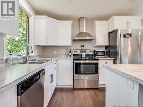 75 Berkley Drive, New Maryland, NB - Indoor Photo Showing Kitchen With Stainless Steel Kitchen With Double Sink