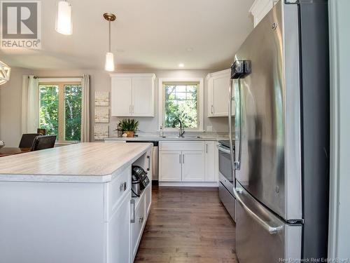 75 Berkley Drive, New Maryland, NB - Indoor Photo Showing Kitchen With Stainless Steel Kitchen