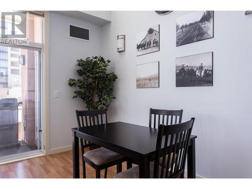 1331 Ellis Street Unit# 406, Kelowna, BC - Indoor Photo Showing Dining Room