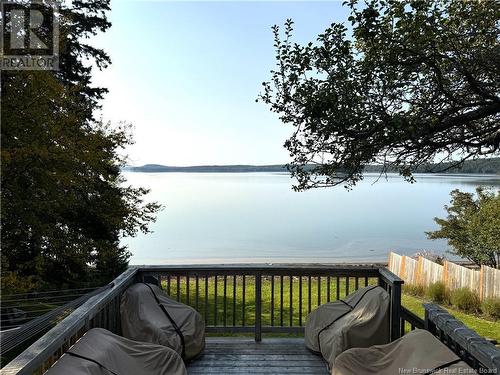 27 Smythe Lane, Oak Bay, NB - Outdoor With Body Of Water With Deck Patio Veranda With View