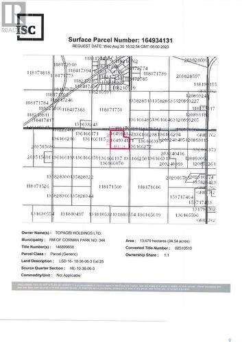 Valley Road Acreage Site, Corman Park Rm No. 344, SK - Other