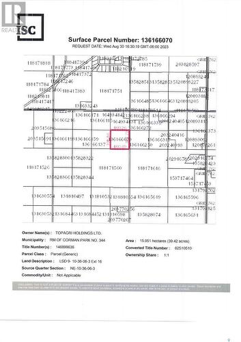 Valley Road Acreage Site, Corman Park Rm No. 344, SK - Other