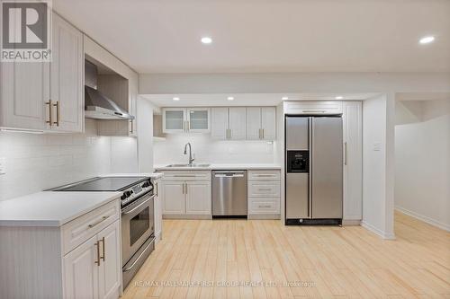 1230 Oakhill Avenue, Oshawa, ON - Indoor Photo Showing Kitchen With Stainless Steel Kitchen With Double Sink With Upgraded Kitchen