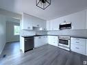 99 Wahstao Cr Nw, Edmonton, AB  - Indoor Photo Showing Kitchen With Stainless Steel Kitchen 