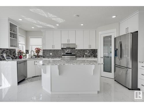 8616 159A Av Nw, Edmonton, AB - Indoor Photo Showing Kitchen With Upgraded Kitchen