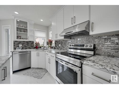 8616 159A Av Nw, Edmonton, AB - Indoor Photo Showing Kitchen With Upgraded Kitchen