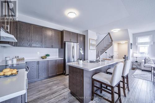 17 Pinot Crescent, Hamilton, ON - Indoor Photo Showing Kitchen With Double Sink