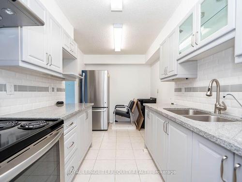 305-10 Tobermory Dr, Toronto, ON - Indoor Photo Showing Kitchen With Double Sink With Upgraded Kitchen