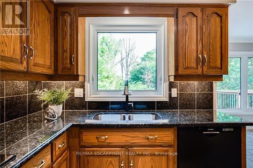 2313 Homer Drive, Burlington, ON - Indoor Photo Showing Kitchen With Double Sink