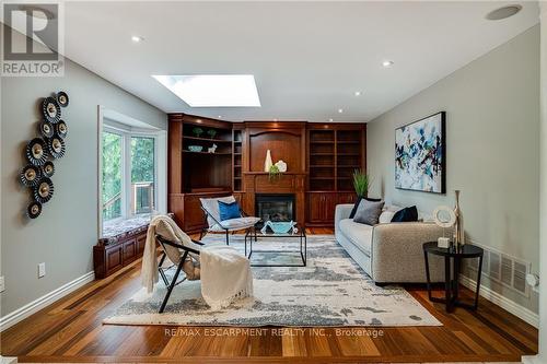 2313 Homer Drive, Burlington, ON - Indoor Photo Showing Living Room With Fireplace