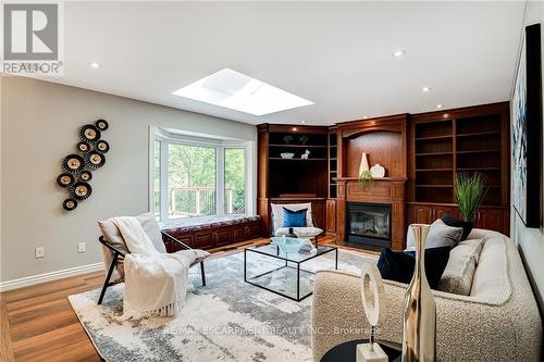 2313 Homer Drive, Burlington, ON - Indoor Photo Showing Living Room With Fireplace