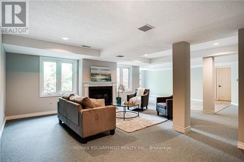 2313 Homer Drive, Burlington, ON - Indoor Photo Showing Living Room With Fireplace