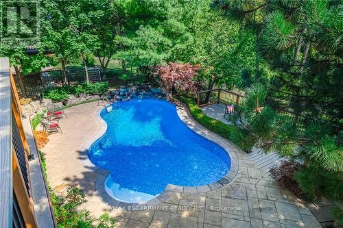 2313 Homer Drive, Burlington, ON - Outdoor With In Ground Pool With Deck Patio Veranda