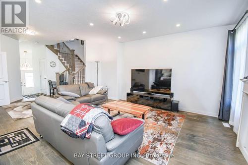 9 Copperhill Heights, Barrie, ON - Indoor Photo Showing Living Room With Fireplace