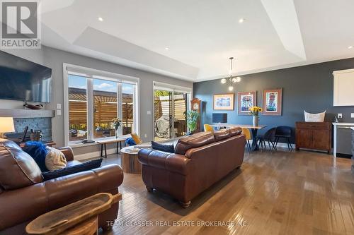 151 Spencer Avenue, Lucan Biddulph (Lucan), ON - Indoor Photo Showing Living Room With Fireplace