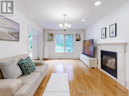 64 Bradgate Drive, Markham, ON - Indoor Photo Showing Living Room With Fireplace