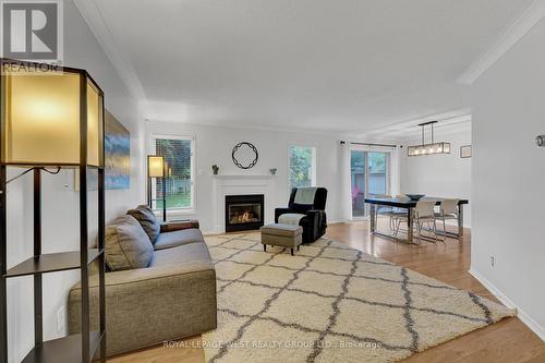 9 Webb Street, Barrie, ON - Indoor Photo Showing Living Room With Fireplace