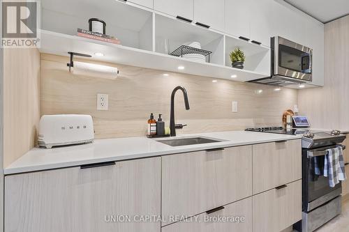 S115 - 180 Mill Street, Toronto, ON - Indoor Photo Showing Kitchen With Upgraded Kitchen