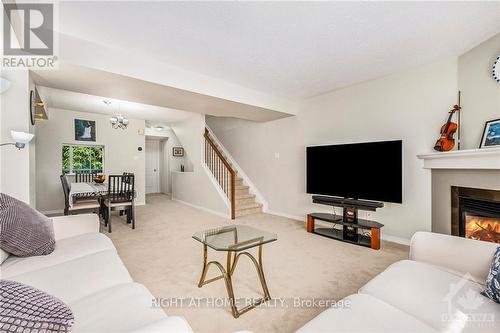 1672 Locksley Lane, Ottawa, ON - Indoor Photo Showing Living Room With Fireplace