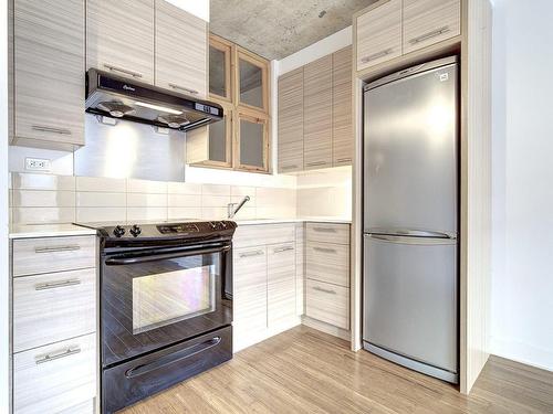 Kitchen - 220-1414 Rue Chomedey, Montréal (Ville-Marie), QC - Indoor Photo Showing Kitchen With Upgraded Kitchen