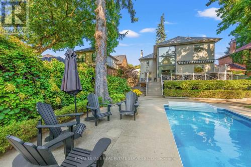 183 Lawrence Avenue E, Toronto, ON - Outdoor With In Ground Pool With Deck Patio Veranda