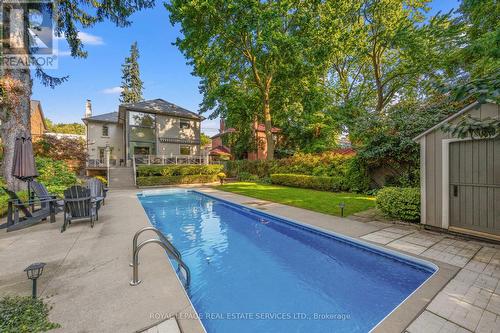 183 Lawrence Avenue E, Toronto, ON - Outdoor With In Ground Pool With Backyard