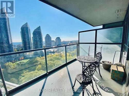 1601 - 36 Park Lawn Road W, Toronto, ON - Outdoor With Balcony With View With Exterior