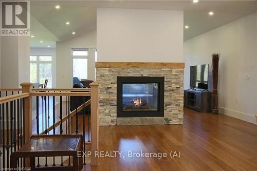 135 Old Highway #26, Meaford, ON - Indoor Photo Showing Living Room With Fireplace