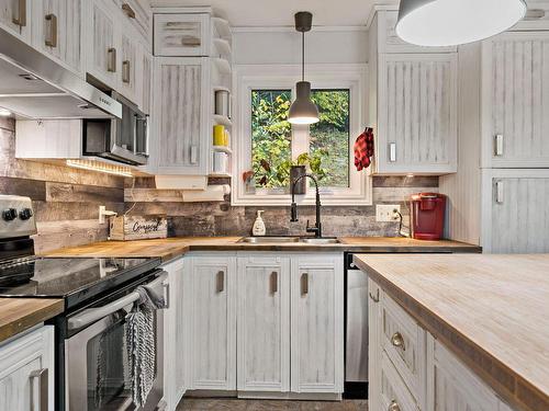 Cuisine - 3969 Ch. Du Lac-Labelle, Labelle, QC - Indoor Photo Showing Kitchen With Double Sink