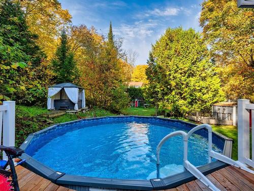 ExtÃ©rieur - 3969 Ch. Du Lac-Labelle, Labelle, QC - Outdoor With Above Ground Pool With Backyard