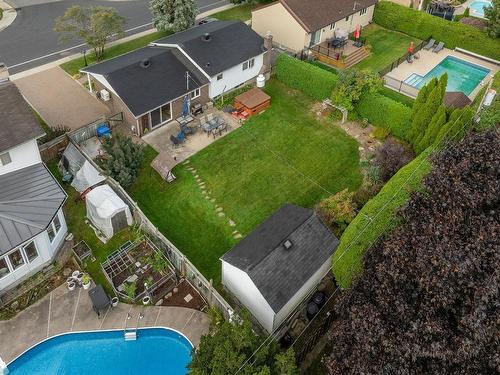 Overall view - 284 Rue D'Avaugour, Boucherville, QC - Outdoor With In Ground Pool With View