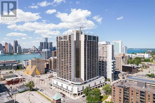 150 Park Street West Unit# 1807, Windsor, ON - Outdoor With Body Of Water With View