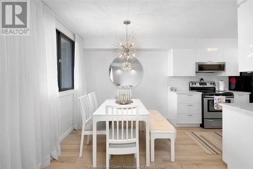 150 Park Street West Unit# 1807, Windsor, ON - Indoor Photo Showing Dining Room