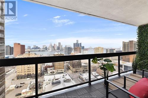 150 Park Street West Unit# 1807, Windsor, ON - Outdoor With View