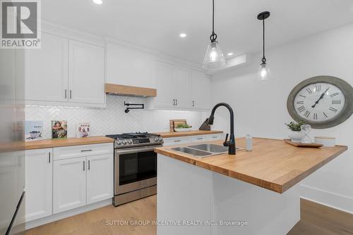 254 Cook Street, Barrie, ON - Indoor Photo Showing Kitchen With Double Sink With Upgraded Kitchen