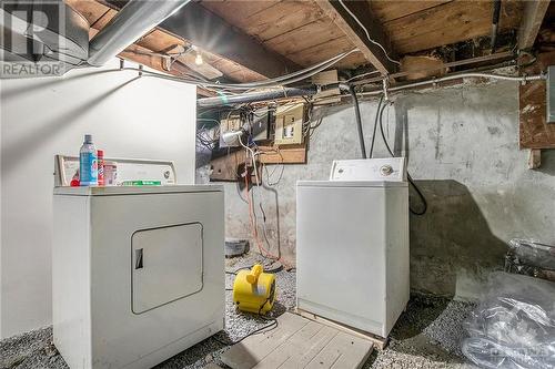 Laundry in basement - 295 Bell Street S, Ottawa, ON - Indoor Photo Showing Laundry Room