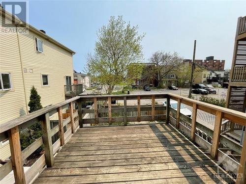 Upper unit deck - 295 Bell Street S, Ottawa, ON - Outdoor With Exterior