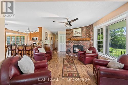 255 Victoria Road, Georgina, ON - Indoor Photo Showing Living Room With Fireplace